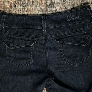 Guess trouser, wide leg jeans.